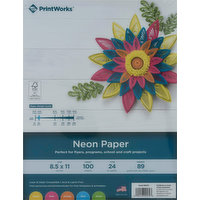 PrintWorks Neon Paper, 1 Each