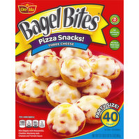 Bagel Bites Pizza Snacks Three Cheese Mini Bagels, Frozen Appetizer, 31.1 Ounce
