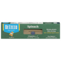 De Cecco Linguine, Spinach, No. 7, 12 Ounce