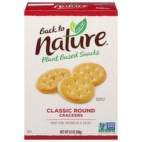 Back to Nature Crackers, Classic Round, 8.5 Ounce