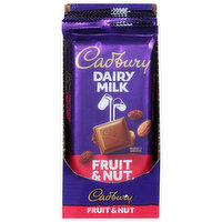 Cadbury Milk Chocolate, Fruit & Nut, 1 Each