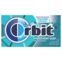 Orbit Gum, Sugarfree, Winter Mint, 14 Each