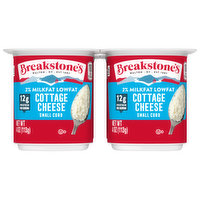 Breakstone's Cottage Cheese, 2% Milkfat, Lowfat, Small Curd, 4 Each