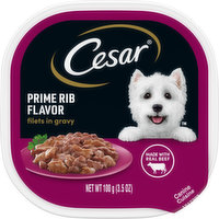 Cesar Canine Cuisine, Prime Rib Flavor, Filets in Gravy, 3.5 Ounce