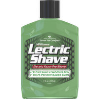 Lectric Shave Electric Razor Pre-Shave, with Soothing Green Tea Complex, 7 Ounce