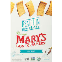 Mary's Gone Crackers Crackers, Real Thin, Sea Salt, 5 Ounce