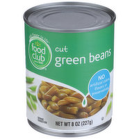 Food Club Cut Green Beans, 8 Ounce