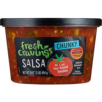 Fresh Cravings Salsa, Chunky, Medium, 16 Ounce