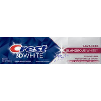 Crest Toothpaste, Advanced, Glamorous White, 3.8 Ounce