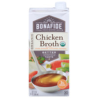 Bonafide Provisions Broth, Organic, Chicken, 32 Fluid ounce