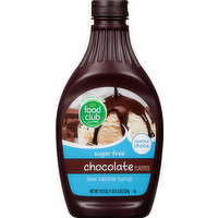 Food Club Syrup, Sugar Free, Chocolate Flavored, 18.5 Ounce