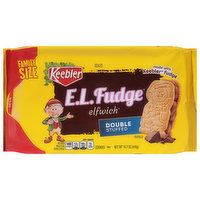 Keebler Cookies, Double Stuffed, Elfwich, Family Size, 14.7 Each