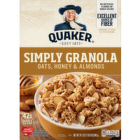 Quaker Simply Granola, Oats, Honey & Almonds, 24.1 Ounce