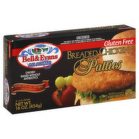 Bell & Evans Chicken Patties, Breaded, 4 Each