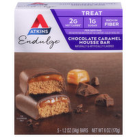 Atkins Bar, Chocolate Caramel Mousse, Treat, 5 Each