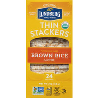 Lundberg Family Farms Rice Cakes, Organic, Brown Rice, 24 Each