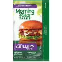 MorningStar Farms Veggie Burgers, Veggie, 4 Each