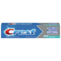Crest Toothpaste, Fluoride Anticavity, Fresh Mint, Whitening, 8.2 Ounce