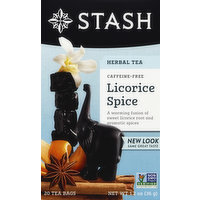 Stash Herbal Tea, Licorice Spice, Caffeine Free, Bags, 20 Each