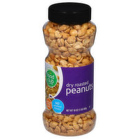 Food Club Peanuts, Dry Roasted, 16 Ounce