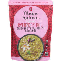 Maya Kaimal Everyday Dal, Organic, Green Split Pea, Spinach & Coconut, Mild, 10 Ounce