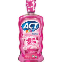 ACT Fluoride Rinse, Anticavity, Bubble Gum Blowout, 16.9 Ounce