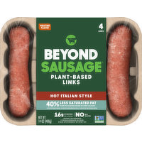 Beyond Sausage Links, Plant-Based, Hot Italian Style, 4 Each