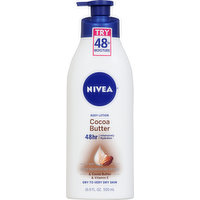 Nivea Body Lotion, Cocoa Butter, with Deep Nourishing Serum, 16.9 Fluid ounce