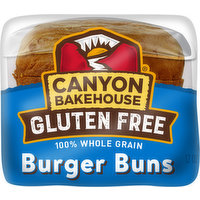 Canyon Bakehouse Burger Buns, Gluten Free, 4 Each