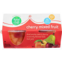 Food Club Cherry Mixed Fruit, 4 Each