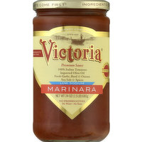 Victoria Marinara Sauce, Low Sodium, Premium, 24 Ounce