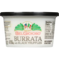 BelGioioso Cheese, Burrata with Black Truffles, 8 Ounce