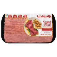Godshall's Turkey Bacon, Original, 12 Ounce