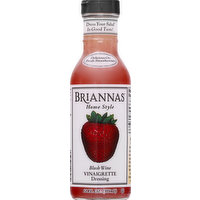 Briannas Dressing, Vinaigrette, Blush Wine, Home Style, 12 Ounce