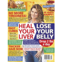 First For Women Magazine, Heal Your Liver, Lose Your Belly, 1 Each