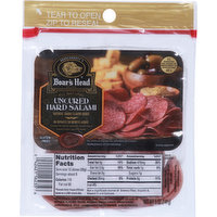 Boar's Head Hard Salami, Uncured, 5 Ounce