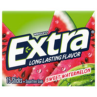 Extra Gum, Sugarfree, Sweet Watermelon, 15 Each