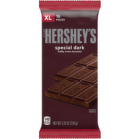 Hershey's Chocolate, Mildly Sweet, Special Dark, XL, 4.25 Ounce