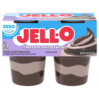 Jell-O Pudding Snacks, Reduced Calorie, Chocolate Vanilla Swirls, 14.5 Ounce