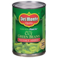 Del Monte Green Beans, No Salt Added, 14.5 Ounce
