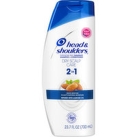 Head & Shoulders Shampoo + Conditioner, Dry Scalp Care, 2 in 1, 23.7 Fluid ounce