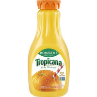 Tropicana Orange Juice, Homestyle, Some Pulp, 52 Ounce