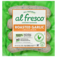 Al Fresco Chicken Sausage, with Onion & Herbs, Roasted Garlic, 11 Ounce