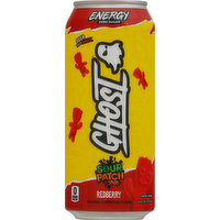 Ghost Energy Drink, Zero Sugar, Sour Patch Kids Redberry, 16 Fluid ounce