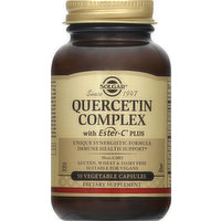 Solgar Quercetin Complex, with Ester-C Plus, Vegetable Capsules, 50 Each