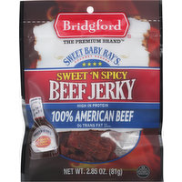 Bridgford Beef Jerky, Sweet 'N Spicy, 2.85 Ounce