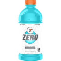 Gatorade Thirst Quencher, Zero Sugar, Glacier Freeze, 28 Fluid ounce