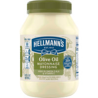 Hellmann's Mayonnaise Dressing, Olive Oil, 30 Fluid ounce