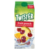 Twister Flavored Drink, Fruit Punch, 59 Fluid ounce