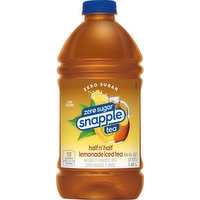 Snapple Iced Tea, Zero Sugar, Lemonade, Half n' Half, 64 Fluid ounce